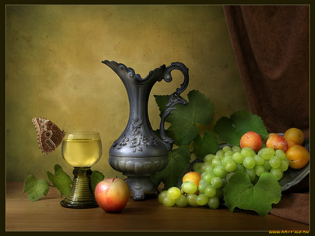 eduard, peter, still, life, classic, with, the, butterfly, , 